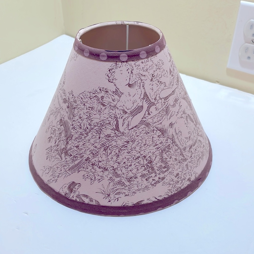 Pink & Brown Toile Lamp Shade, Brand: Sweet Jojo Designs, only lamp shade